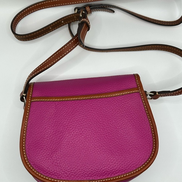 Dooney & Bourke Hallie Magenta Shoulder or Crossbody Bag - Picture 2 of 11